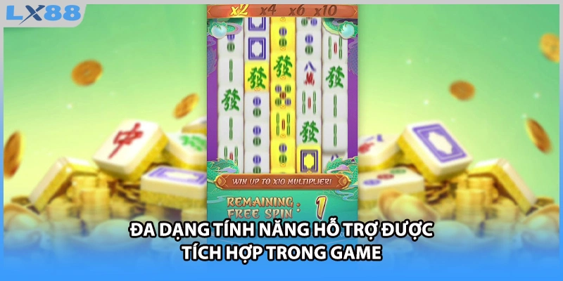 Đa dạng tính năng hỗ trợ được tích hợp trong game