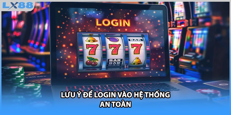 Lưu ý để login vào hệ thống an toàn