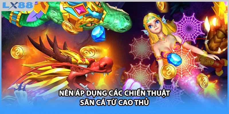 Nên áp dụng các chiến thuật săn cá từ cao thủ