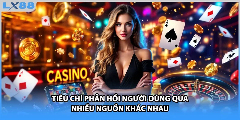 Tiêu chí phản hồi người dùng qua nhiều nguồn khác nhau